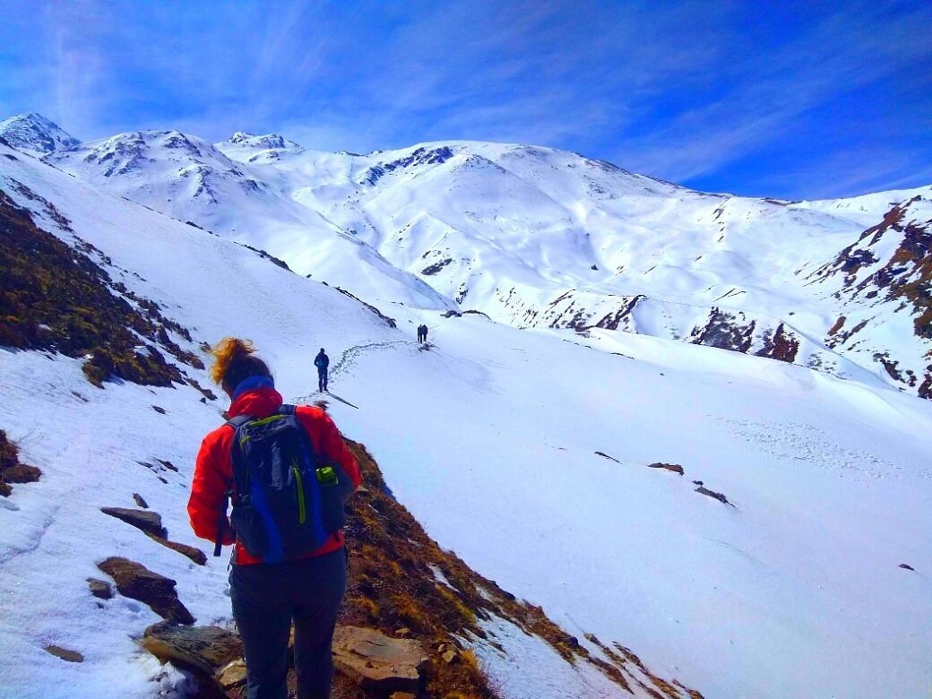 Crossing the Snow Ridge